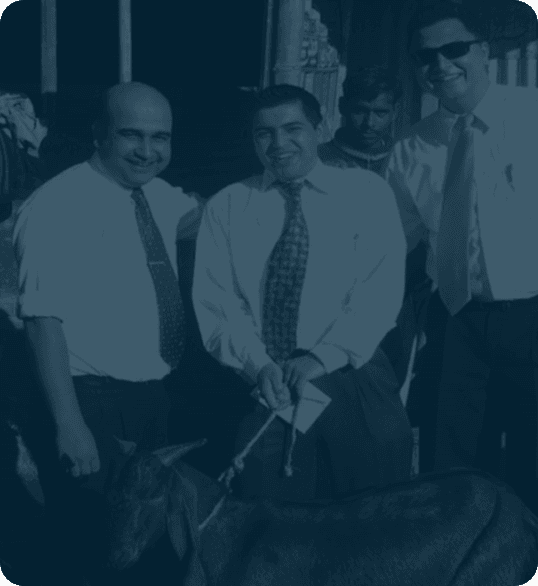 Bal Krishna with his team